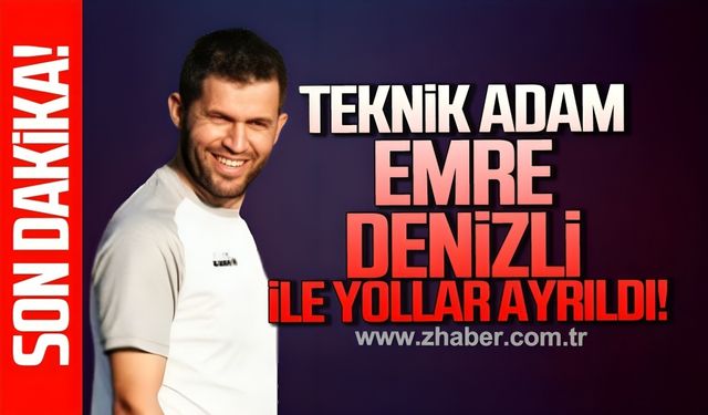 Teknik adam Emre Denizli ile yollar ayrıldı!