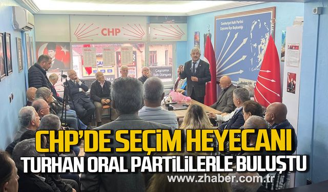 CHP'de seçim heyecanı! Turhan Oral Çaycuma'da partililerle buluştu!