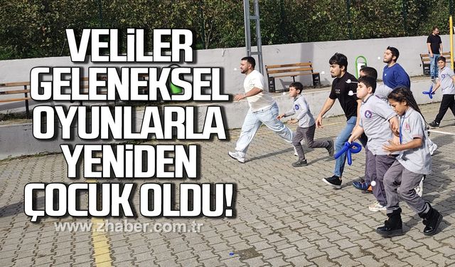 Veliler geleneksel oyunlarla yeniden çocuk oldu!