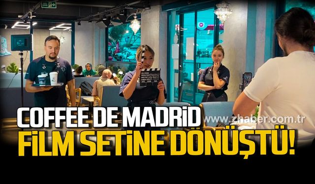 Coffee De Madrid Kozlu film setine dönüştü!
