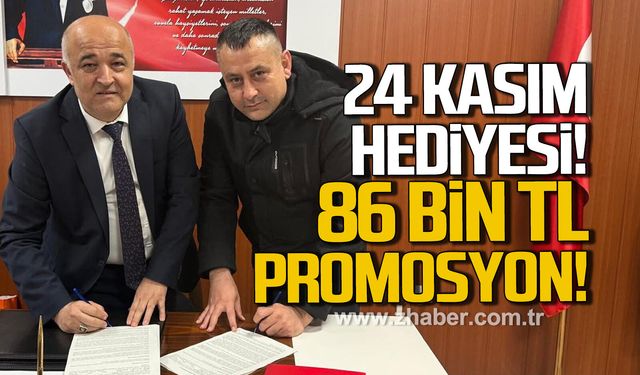 24 Kasım Öğretmenler günü hediyesi! 86 Bin TL promosyon!