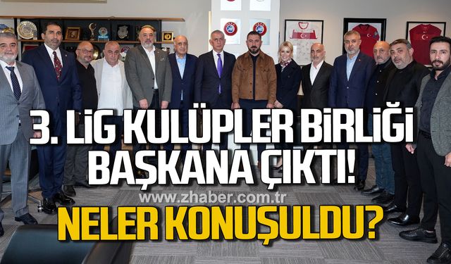3. Lig Kulüpler Birliği TFF Başkanı Hacıosmanoğlu’na çıktı! Neler konuşuldu!