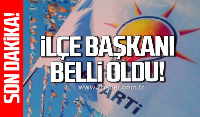 Ak Parti Devrek İlçe Başkanı belli oldu!