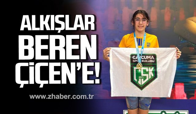 Çaycuma Spor Kulübü sporcusu Beren Çiçen'den büyük başarı