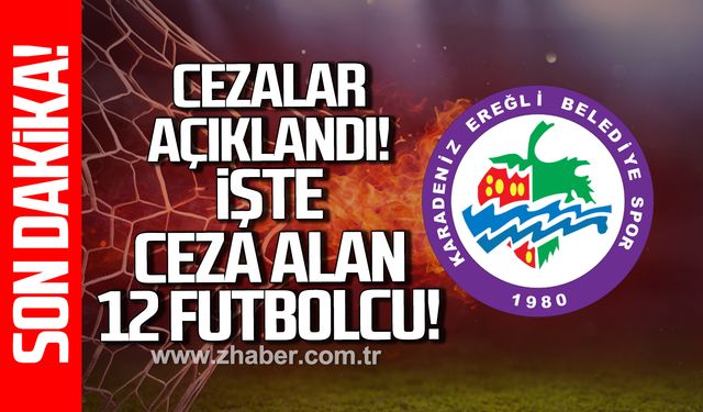 Ereğli Belediyespor’da Bahis Depremi: 12 Futbolcuya Ceza Yağdı!