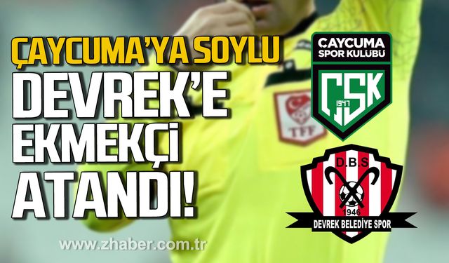 AVS Çaycumaspor ve Devrek Belediyespor maçlarının hakemi belli oldu!