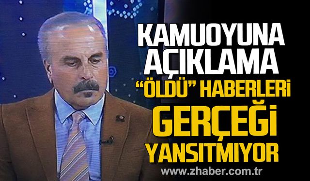 Cevat Özer'den kamuoyuna açıklama! "Öldü" haberleri gerçeği yansıtmıyor!