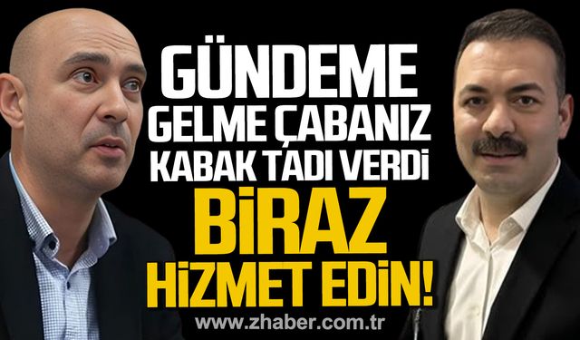 Devrim Dural; "Her ne olursa olsun gündeme gelme çabanız kabak tadı vermiştir”