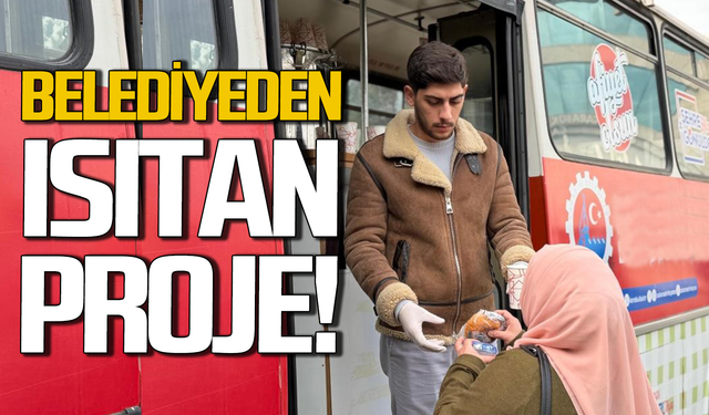 Belediyeden ısıtan proje: Soğuk sabahlar belediyenin çorba ikramıyla ısınıyor