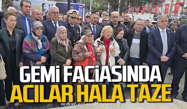 Zonguldak'ta batan gemi faciasında acılar hala taze!