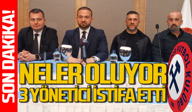 Zonguldakspor yönetiminde neler oluyor! 3 yönetici istifa etti!