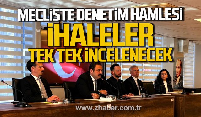 Kozlu Belediye Meclisi toplandı! İhaleler tek tek incelenecek!