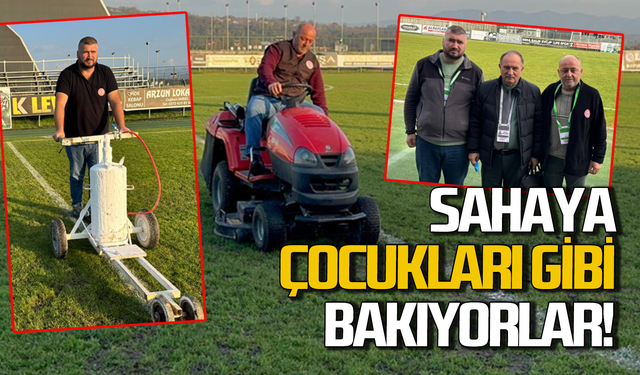 Çaycuma’da yoğun çalışma: Sahaya çocukları gibi bakıyorlar!