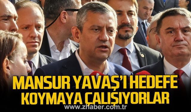 Özgür Özel; "Mansur Yavaş'ı da tartıştırmak üzerine yaptıkları bir hamledir"