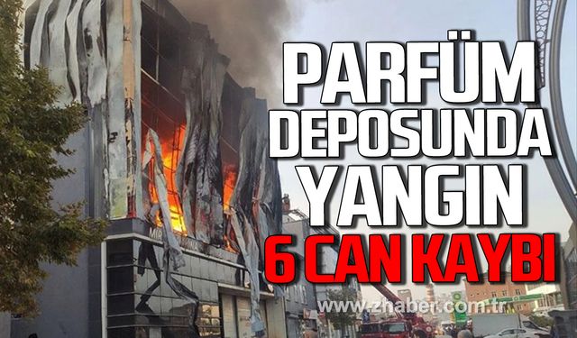 Kocaeli'de parfüm deposunda yangın! 6 can kaybı!