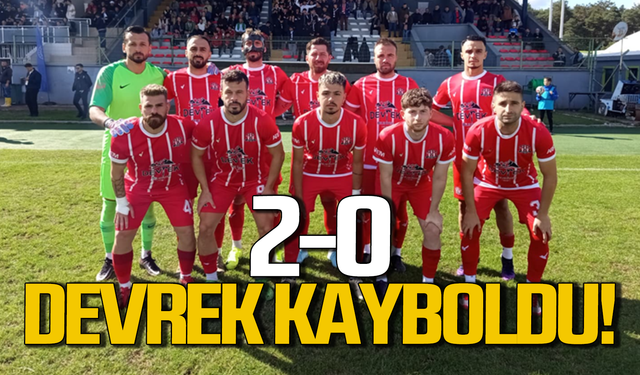 Devrek Belediyespor Sorgun deplasmanında kayboldu!
