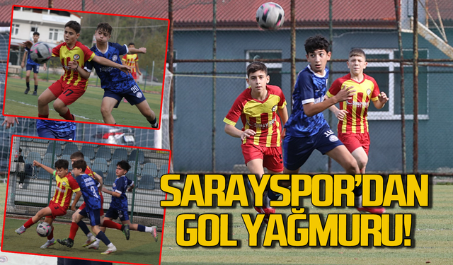 Sarayspor, Demirspor'a gol yağdırdı