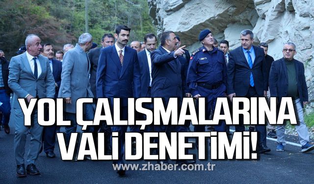 Devrek’te Yol çalışmalarına Vali denetimi!