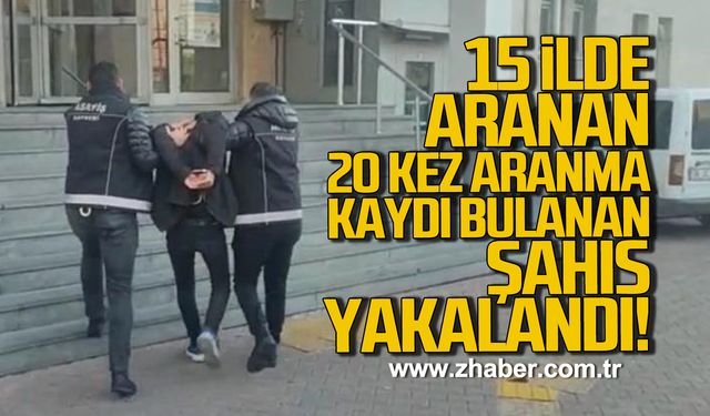 15 İlde aranan, 20 kayıtlı firari Kayseri’de yakalandı