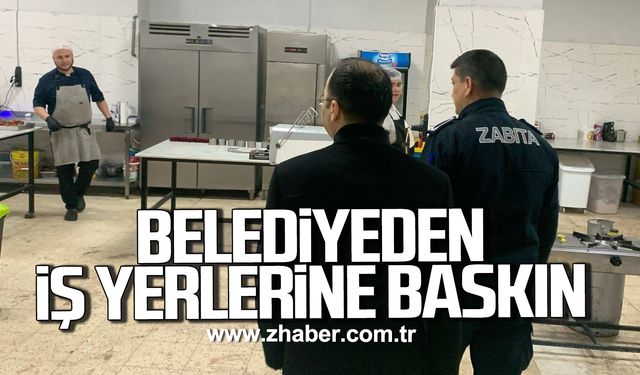 Devrek'te iş yerlerine ruhsat baskını!