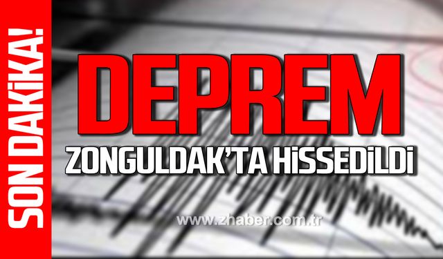 Bolu'da 3,5 büyüklüğünde deprem! Zonguldak'ta hissedildi!
