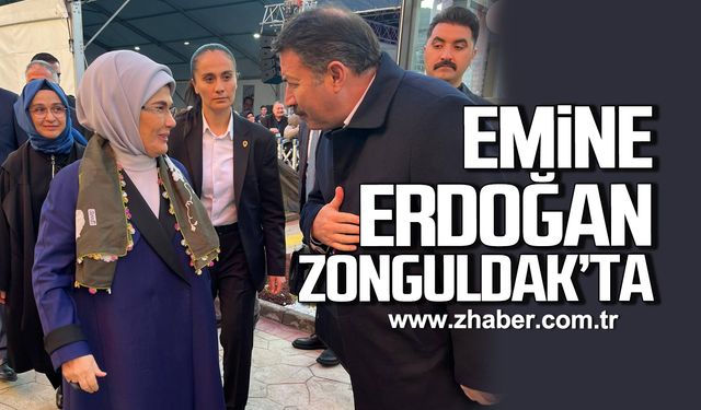 Emine Erdoğan Zonguldak'ta
