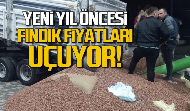 Yeni yıl öncesi fındık fiyatları uçuyor