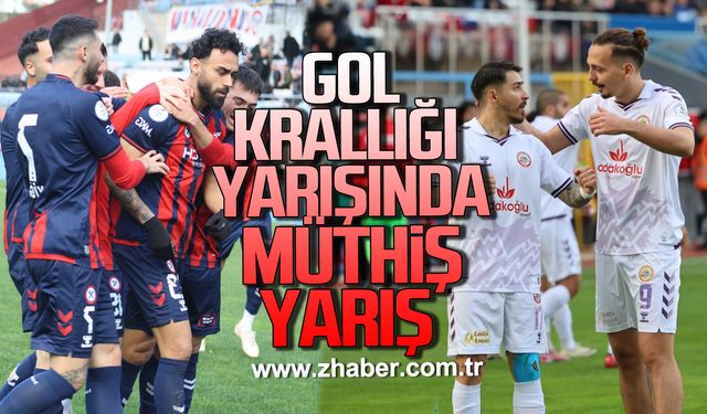 Gol krallığı yarışında müthiş yarış!