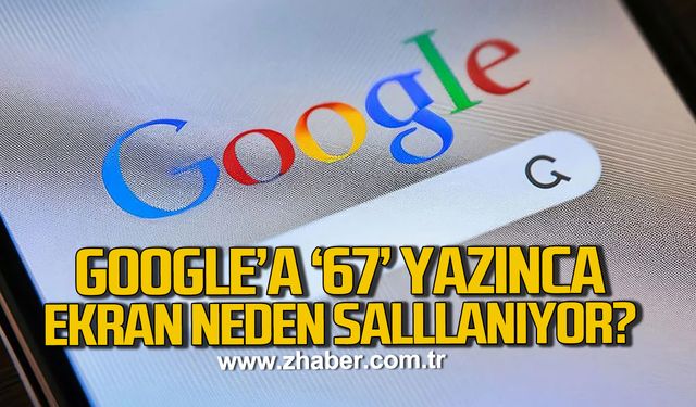 Google’a “67” yazınca ekran neden sallanıyor?