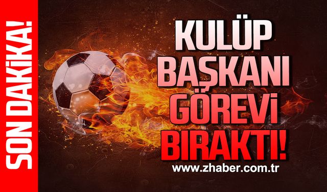 Devrek Belediyespor Kulüp Başkanı Çetin Kuzu görevi bıraktı!