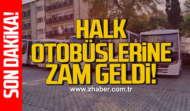 Kdz. Ereğli Çilek Özel Otobüslerine zam geldi!