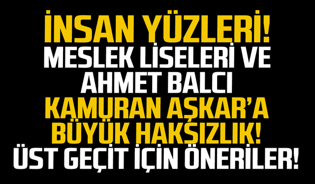İnsan yüzleri!