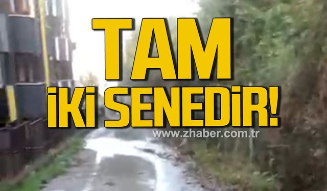 Zonguldak’ta belediye duyarsız kaldı! 2 senedir boşa akan suya sahip çıkan yok!