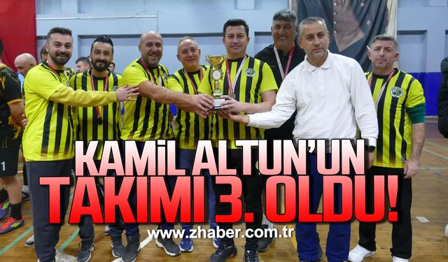 Kamil Altun’un takımı 3. oldu!