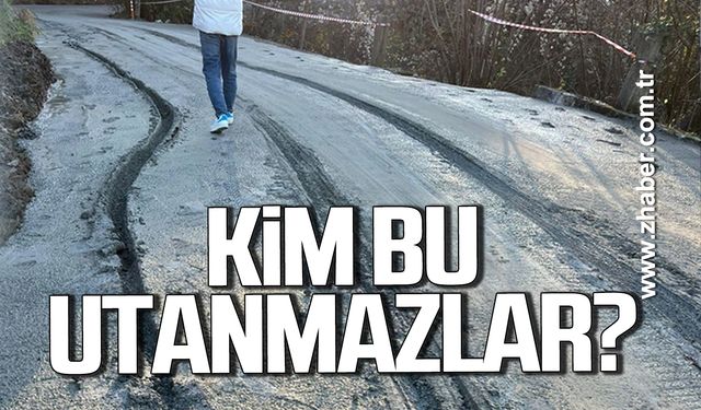 Kozlu’da Vatandaş Tepkili! Kim bu utanmazlar?
