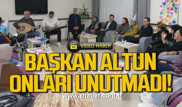 Başkan Kamil Altun, onları unutmuyor!