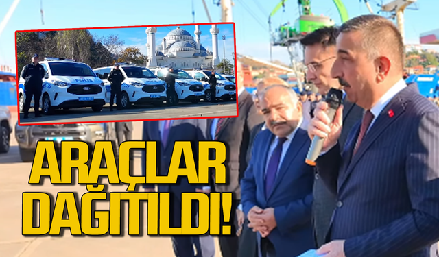 Zonguldak’ta araç dağıtım töreni gerçekleştirildi!