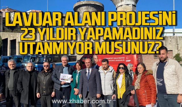 Devrim Dural; "Lavuar alanı projesinin 23 yıldır yapmadınız utanmıyor musunuz?"