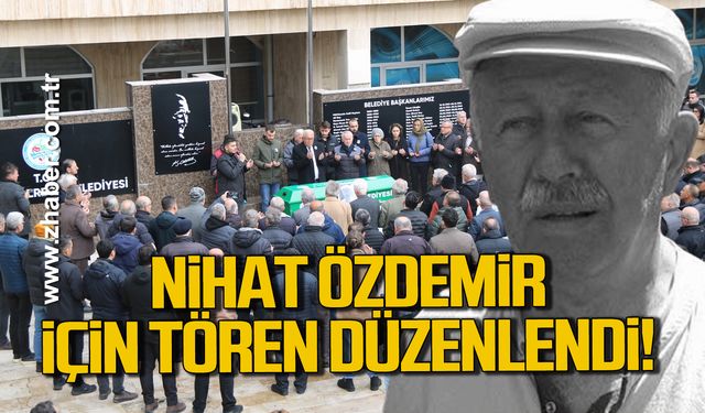 Nihat Özdemir için Belediye önünde tören düzenlendi!
