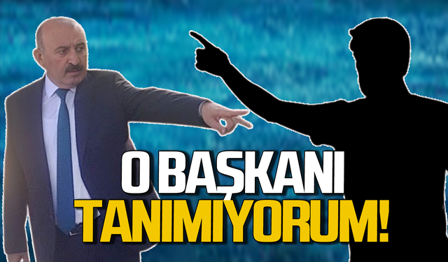 Vedat Öztürk’ten tepki: “O başkanı tanımıyorum”