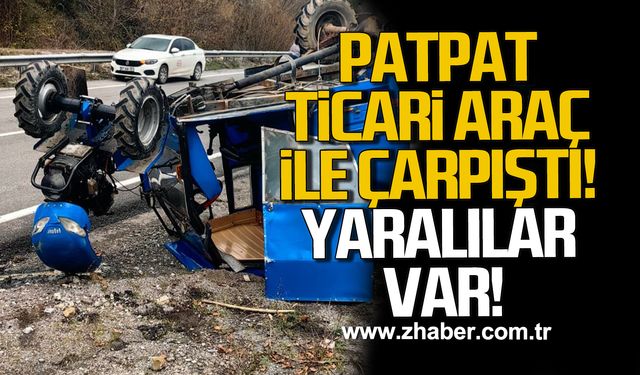 Zonguldak’ta Patpat kazası: 1 yaralı