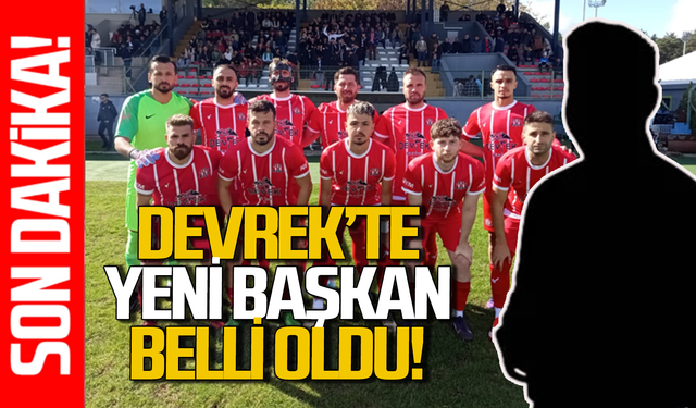 Devrek Belediyespor yeni başkanını açıkladı!
