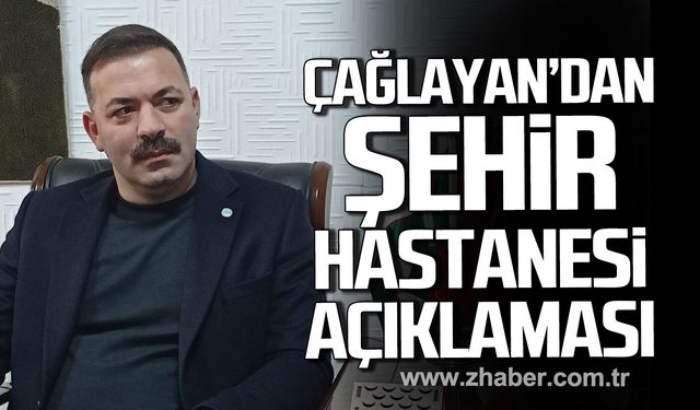 Mustafa Çağlayan'dan Şehir Hastanesi açıklaması!