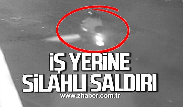 Karadeniz Ereğli'de iş yerine silahlı saldırı: 1 tutuklama