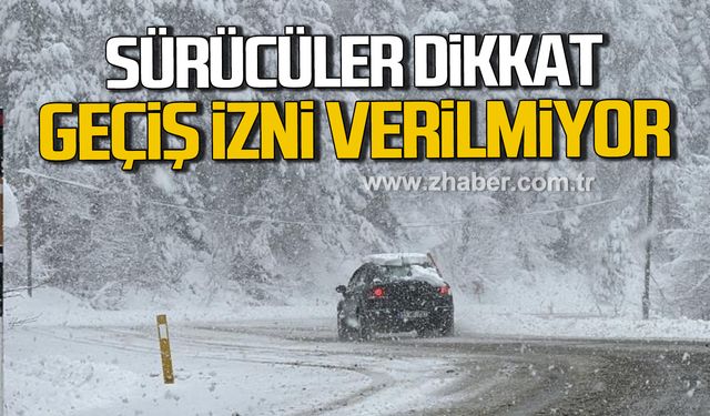 Karabük ve Bartın'da tır ve ağır tonajlı araçların geçişine izin verilmiyor.