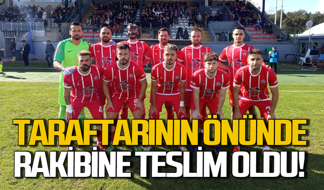 Devrek Belediyespor taraftarının önünde teslim oldu!
