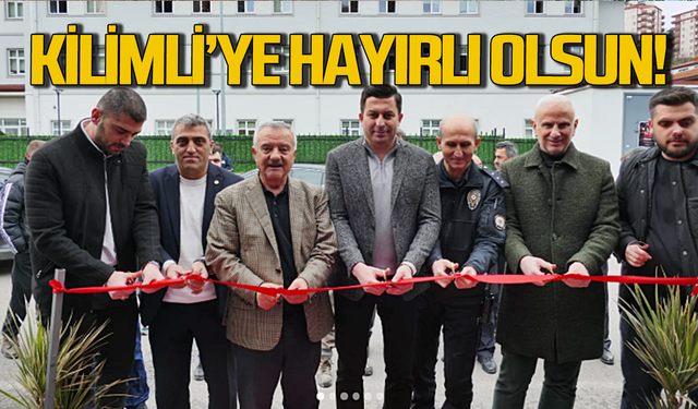 Polat Türkmen ve Kamil Altun Güney Büfe’nin açılışına katıldı