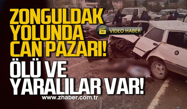Zonguldak yolunda can pazarı! Ölü ve yaralılar var!
