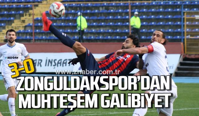 Zonguldakspor Pazarspor’u 3-0 mağlup etti!