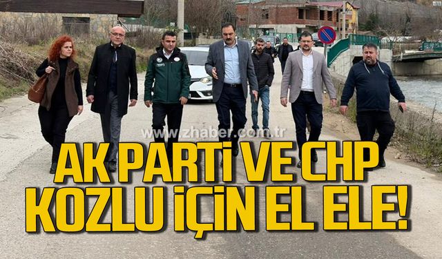 AK Parti ve CHP, Kozlu için el ele!